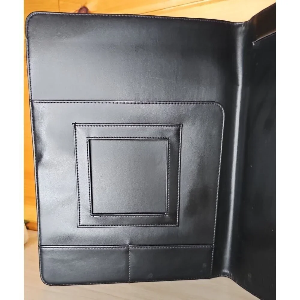 Vintage Black Perry Ellis Calculator Portfolio No Calculator